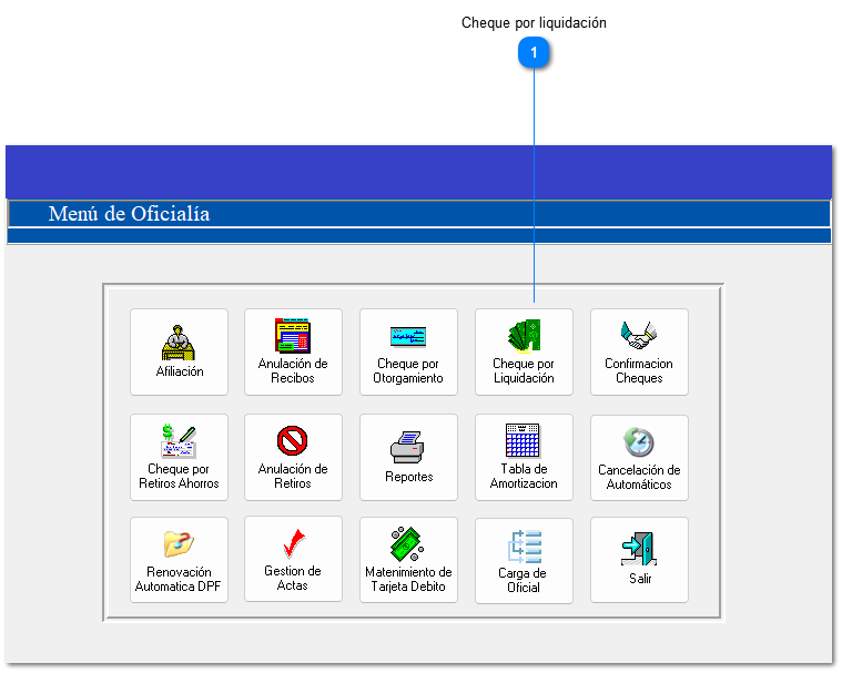 3.1.4 Generar cheque por liquidación
