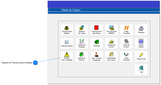 3.2.12 Reporte de Transacciones Anuladas