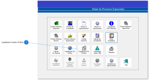 3.4.12 Liquidación Cuenta 10 Años