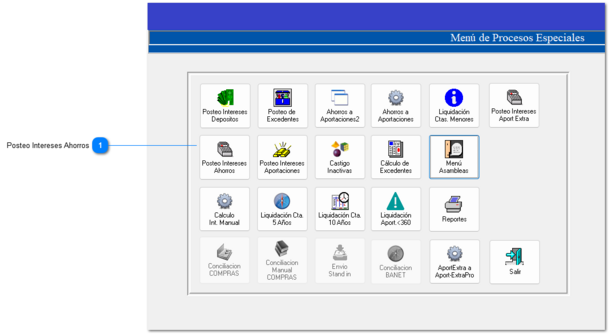 3.4.5 Posteo Intereses Ahorros