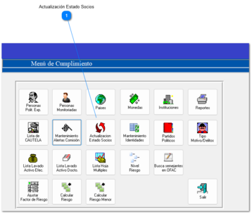 3.5.9 Actualización Estados de Socio
