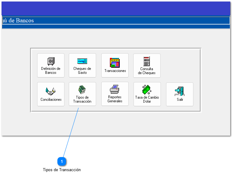 4.1.6 Tipos de Transacción