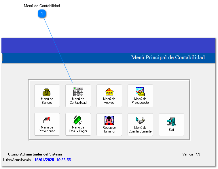 4.2.1 Definición de Cuentas
