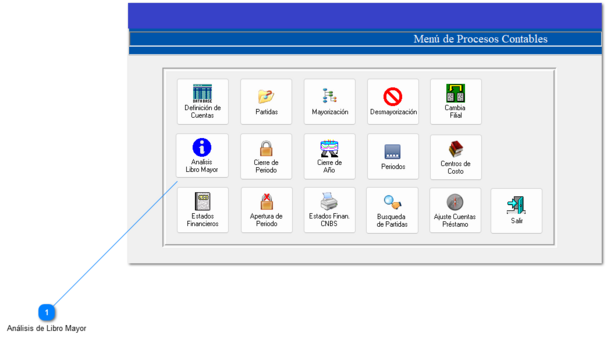 4.2.6 Análisis de Libro Mayor