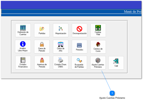 4.2.9 Ajuste Cuentas de Préstamo
