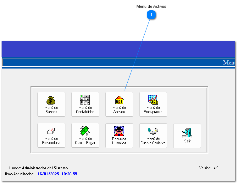 4.3.1 Definición de Activos