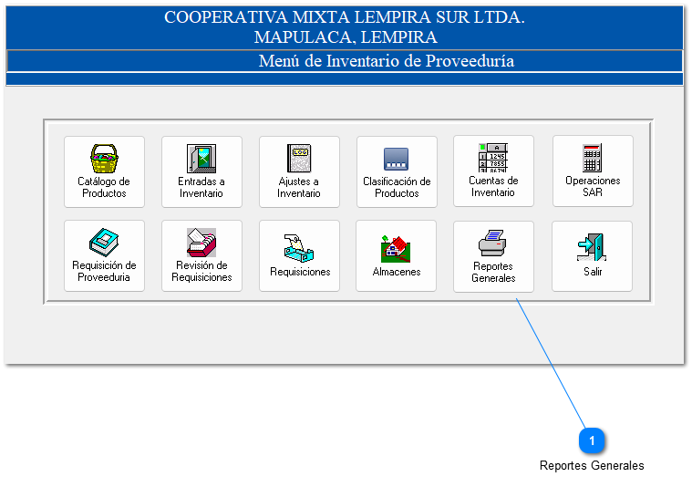 4.5.9 Reportes Generales