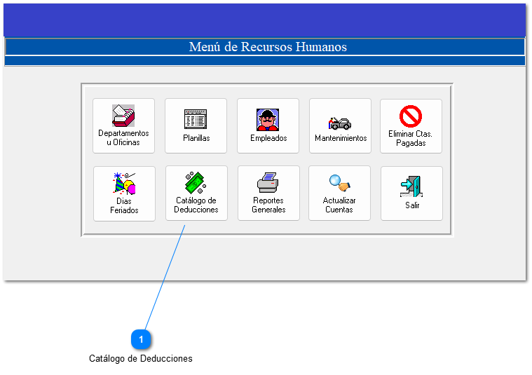 4.7.7 Catálogo de Deducciones