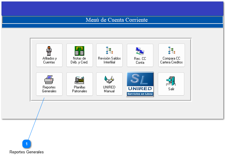4.8.5 Reportes Generales