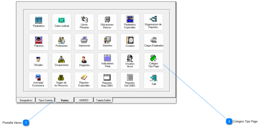 r. Colegios Tipo Pago